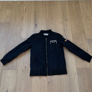 Dutch Bros black biker jacket